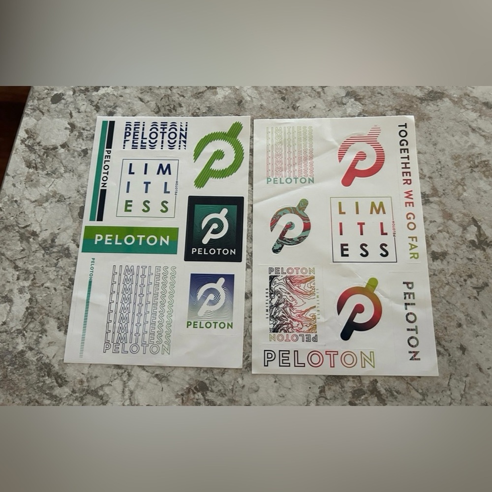 Peloton Sticker Bundle Set of 2